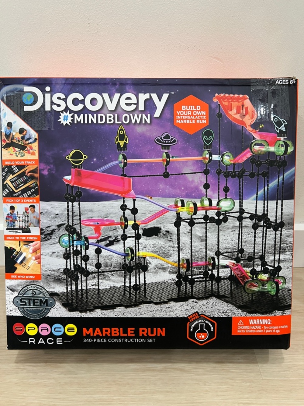Discovery #MINDBLOWN Space Marble Run Interstellar Construction Set